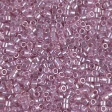 Miyuki delica Beads 11/0 - Transparent light rose luster DB-1482